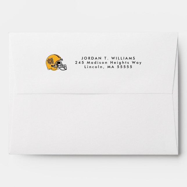 Kennesaw State Helmet Mark Envelope (Back (Top Flap))