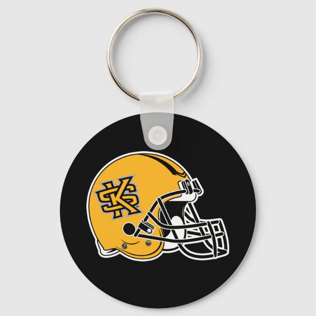 Kennesaw State Helmet Mark Keychain (Front)