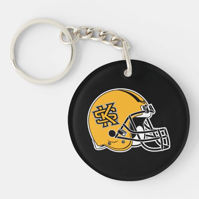 Kennesaw State Helmet Mark Keychain (Front)