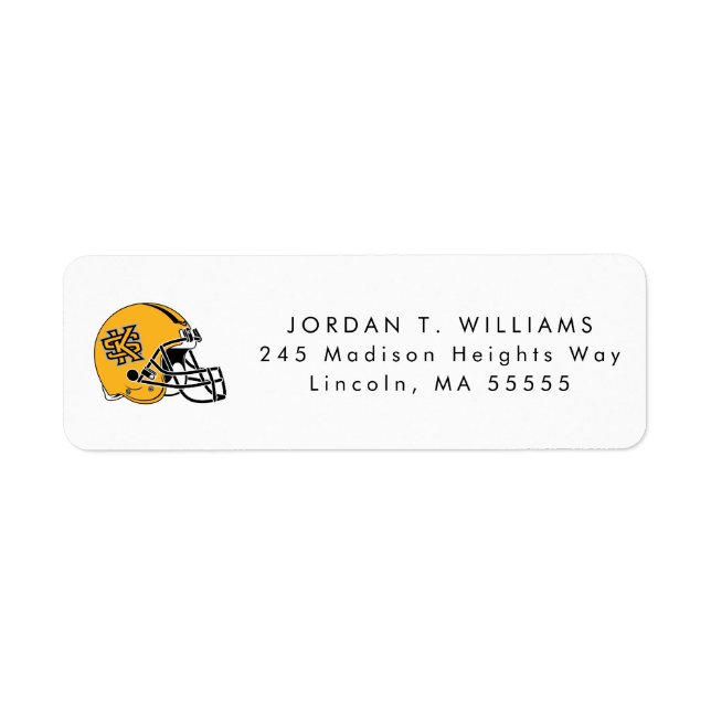 Kennesaw State Helmet Mark Label (Front)