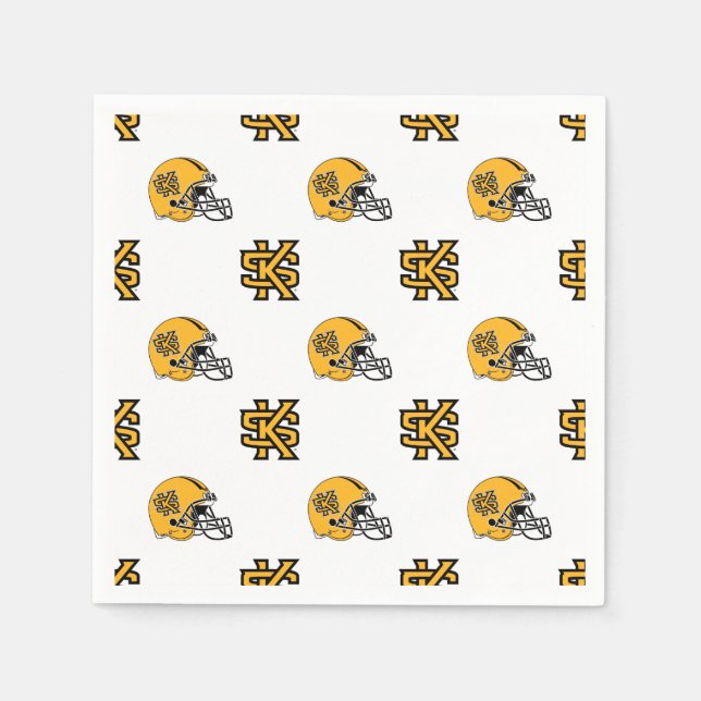 Kennesaw State Helmet Mark Napkins (Front)