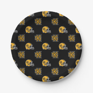 Kennesaw State Helmet Mark Paper Plates