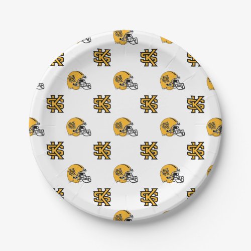 Kennesaw State Helmet Mark Paper Plates