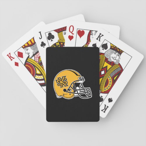 Kennesaw State Helmet Mark Playing Cards