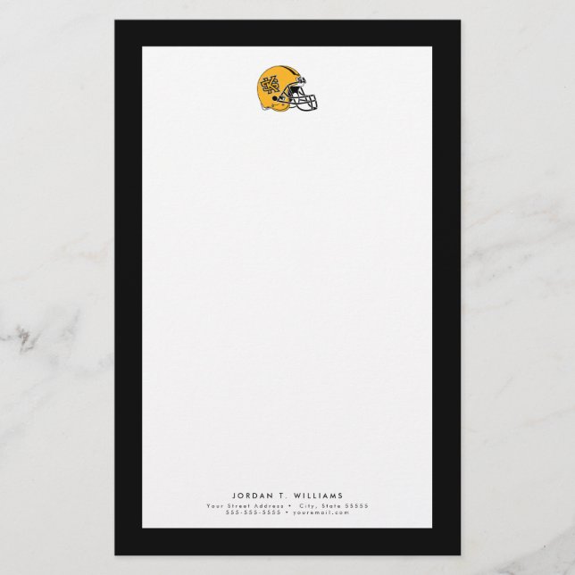 Kennesaw State Helmet Mark Stationery (Front)