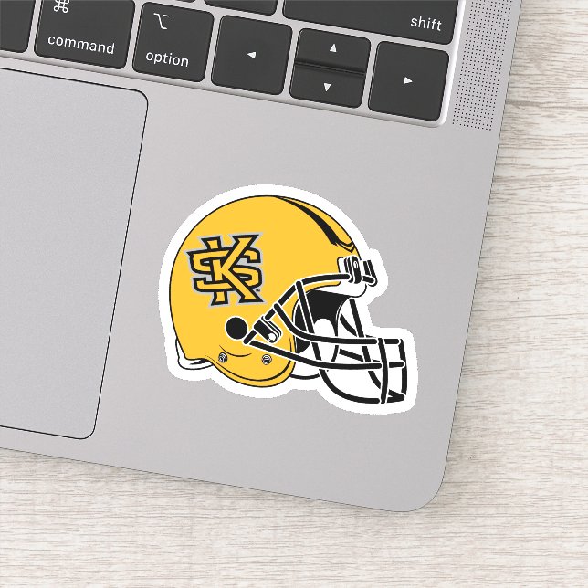 Kennesaw State Helmet Mark Sticker (Detail)