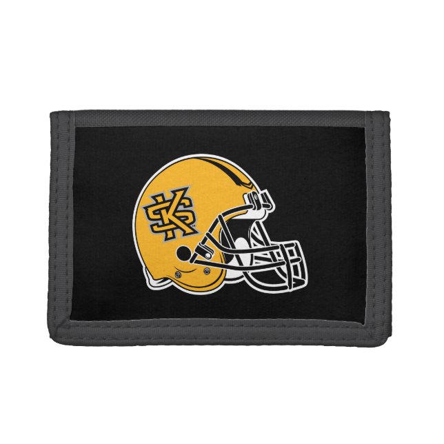 Kennesaw State Helmet Mark Trifold Wallet (Front)