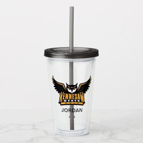 Kennesaw State Owls Acrylic Tumbler