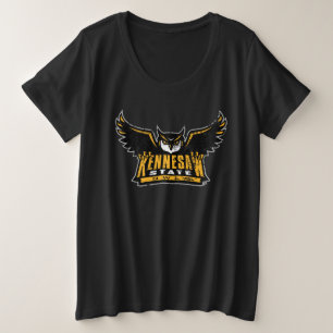 Kennesaw State Owls Distressed Plus Size T-Shirt