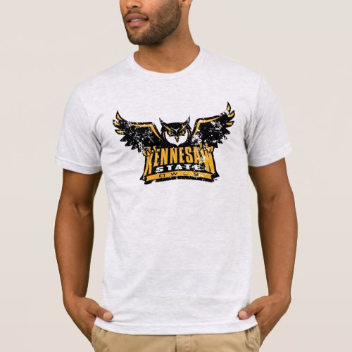 Kennesaw State Owls Distressed T_Shirt