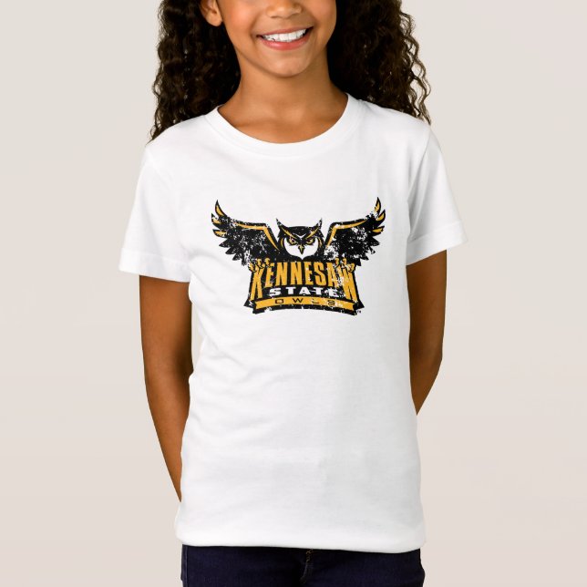 Kennesaw State Owls Distressed T-Shirt (Front)