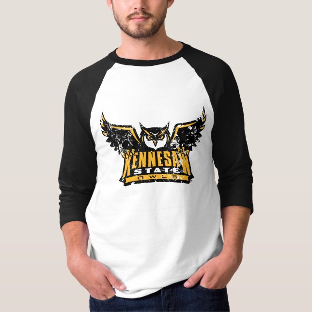Kennesaw State Owls Distressed T-Shirt (Front)