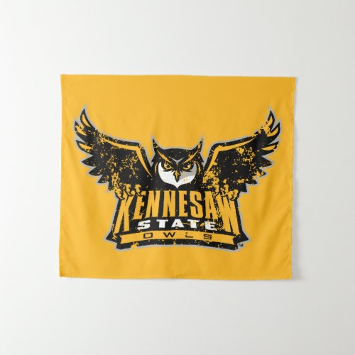 Kennesaw State Owls Distressed Tapestry