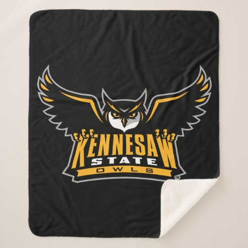 Kennesaw State Owls Sherpa Blanket