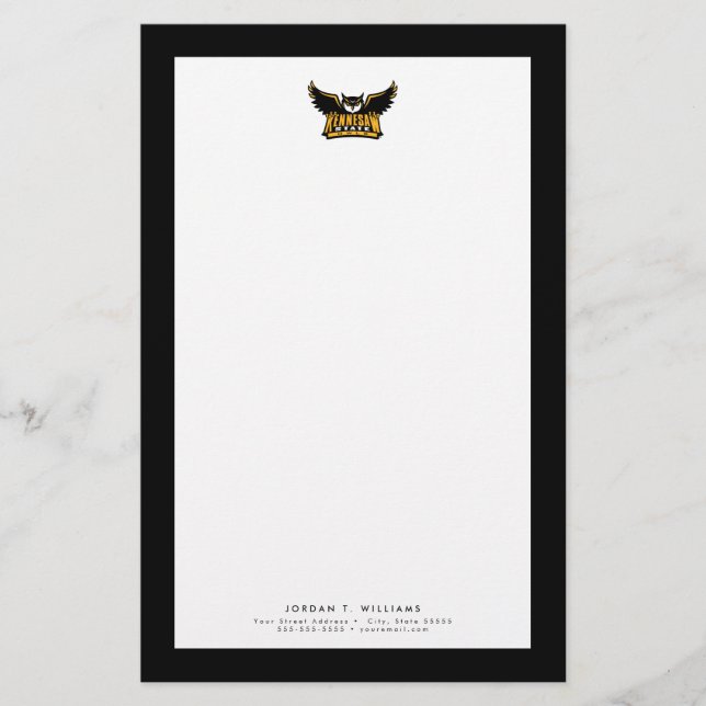 Kennesaw State Owls Stationery (Front)