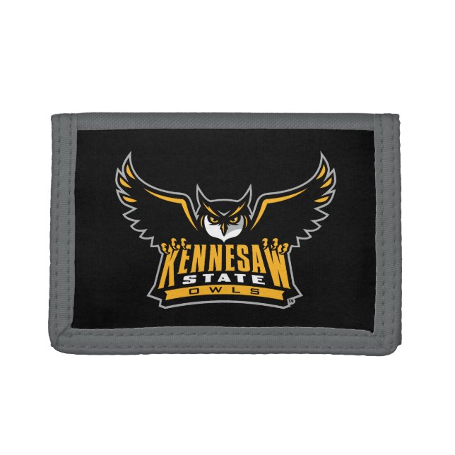 Kennesaw State Owls Trifold Wallet (Front)