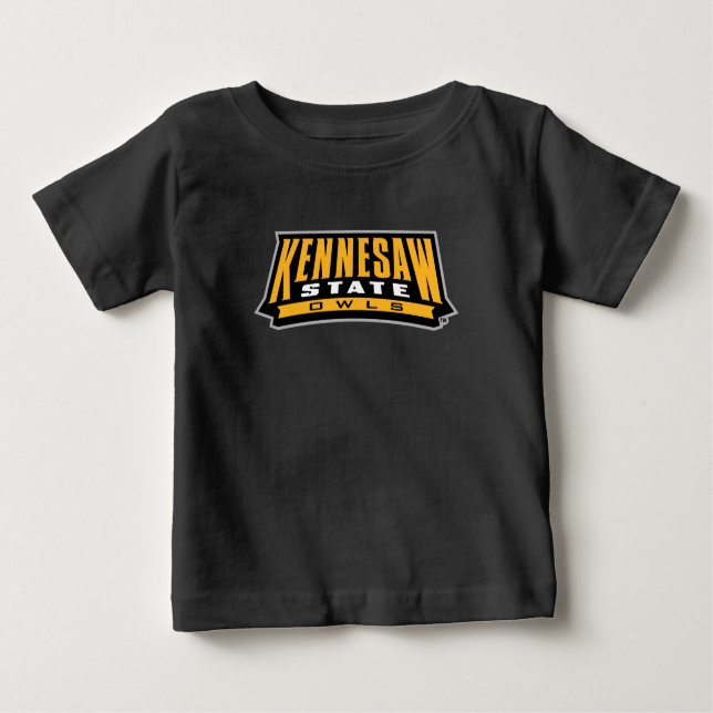 Kennesaw State Owls Word Mark Baby T-Shirt (Front)