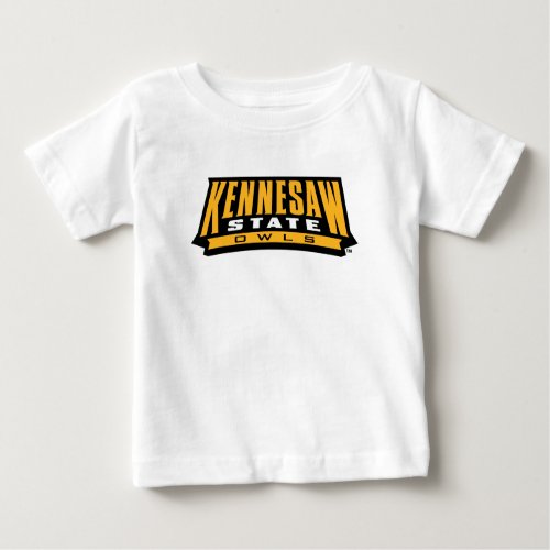 Kennesaw State Owls Word Mark Baby T_Shirt