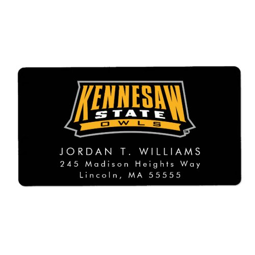 Kennesaw State Owls Word Mark Label
