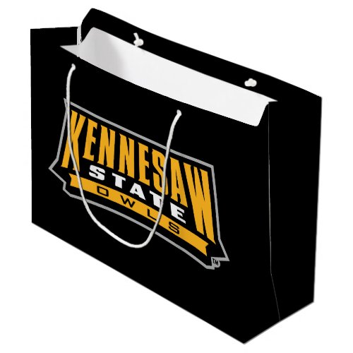 Kennesaw State Owls Word Mark Large Gift Bag