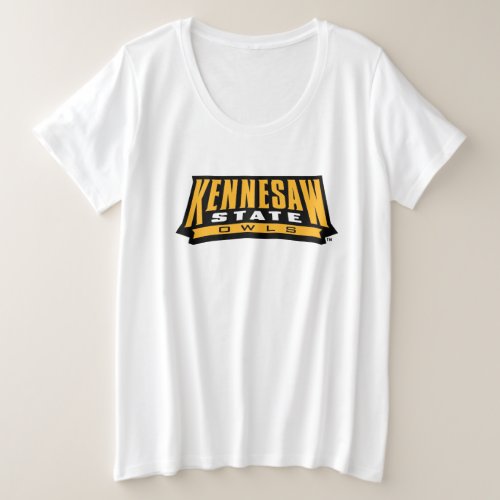 Kennesaw State Owls Word Mark Plus Size T_Shirt