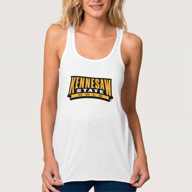 Kennesaw State Owls Word Mark Tank Top (Front)