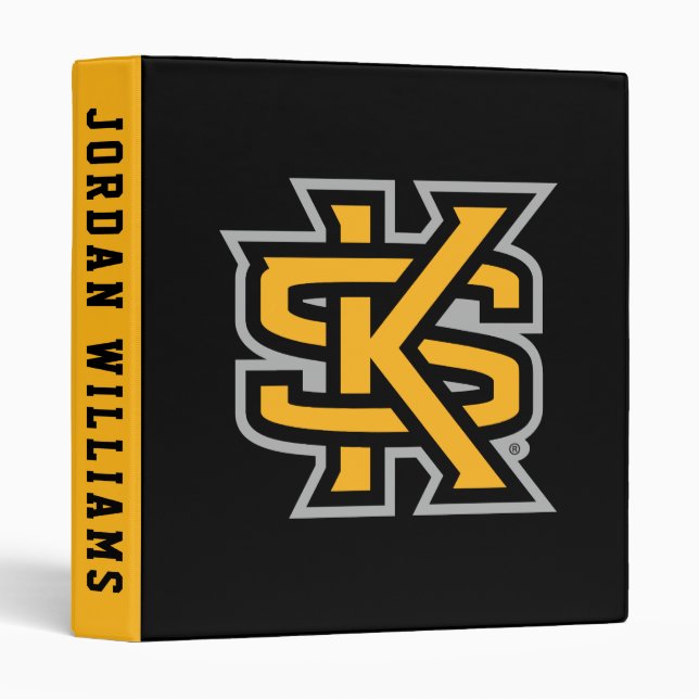 Kennesaw State Primary Mark 3 Ring Binder (Front/Spine)