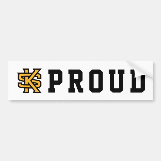 Kennesaw State Primary Mark Bumper Sticker (Front)