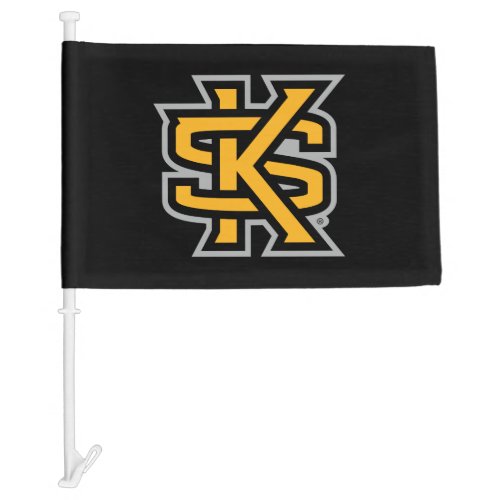 Kennesaw State Primary Mark Car Flag