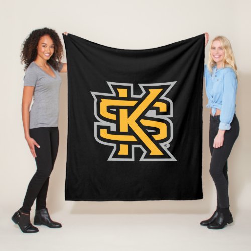 Kennesaw State Primary Mark Fleece Blanket