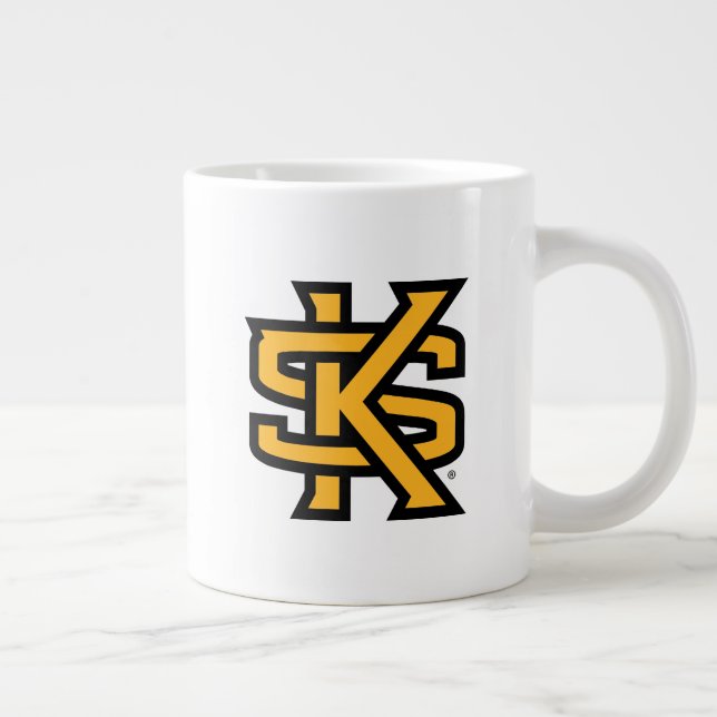 Kennesaw State Primary Mark Giant Coffee Mug (Right)
