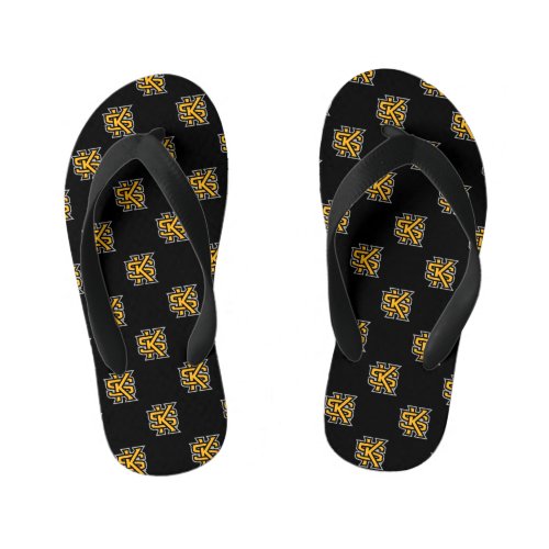 Kennesaw State Primary Mark Kids Flip Flops