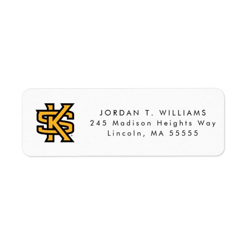 Kennesaw State Primary Mark Label
