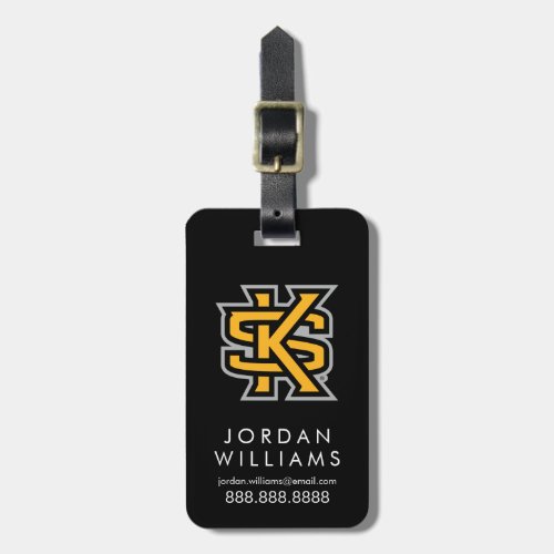 Kennesaw State Primary Mark Luggage Tag