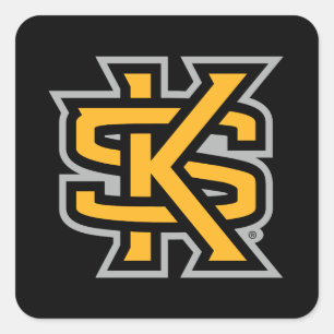Kennesaw State Primary Mark Square Sticker
