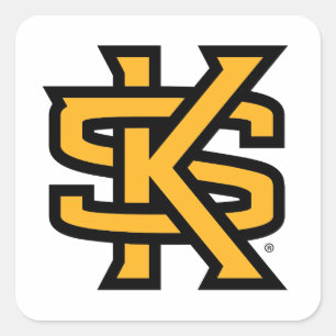 Kennesaw State Primary Mark Square Sticker