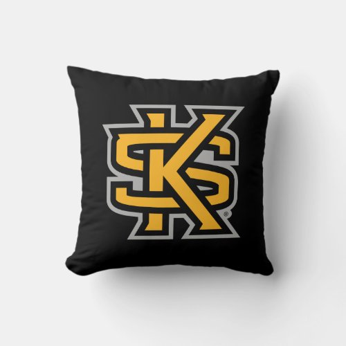 Kennesaw State Primary Mark Throw Pillow
