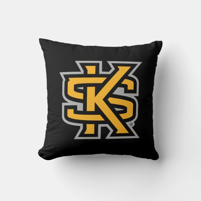 Kennesaw State Primary Mark Throw Pillow (Front)