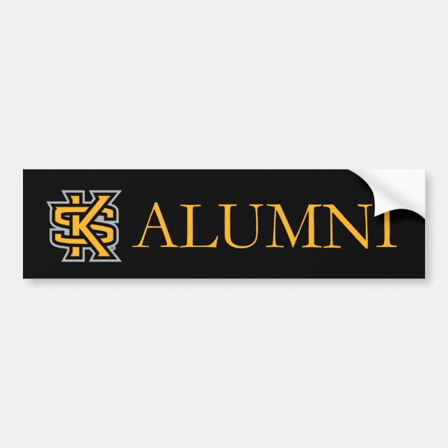 Kennesaw State University Alumni Bumper Sticker (Front)