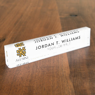 Kennesaw State University Alumni Desk Name Plate