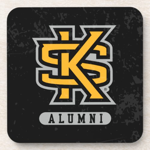 Kennesaw State University Alumni Distressed Beverage Coaster