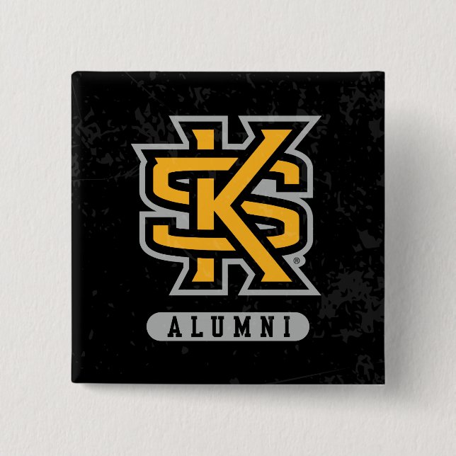Kennesaw State University Alumni Distressed Button (Front)