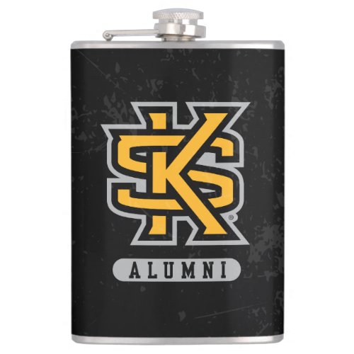 Kennesaw State University Alumni Distressed Flask