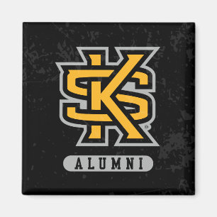 Kennesaw State University Alumni Distressed Magnet