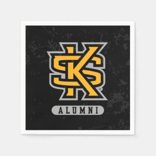 Kennesaw State University Alumni Distressed Napkins