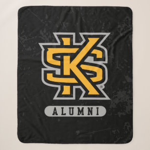 Kennesaw State University Alumni Distressed Sherpa Blanket