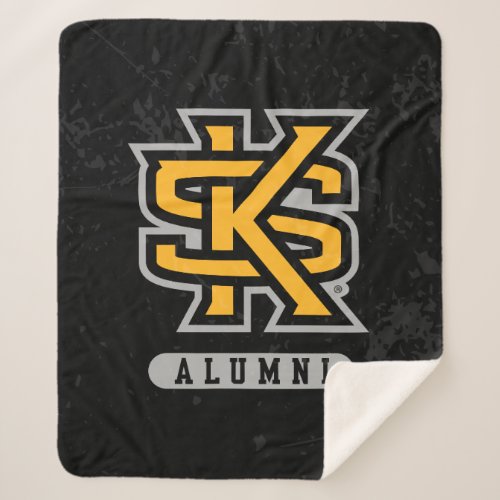 Kennesaw State University Alumni Distressed Sherpa Blanket