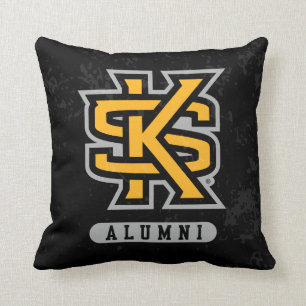 Kennesaw State University Alumni Distressed Throw Pillow