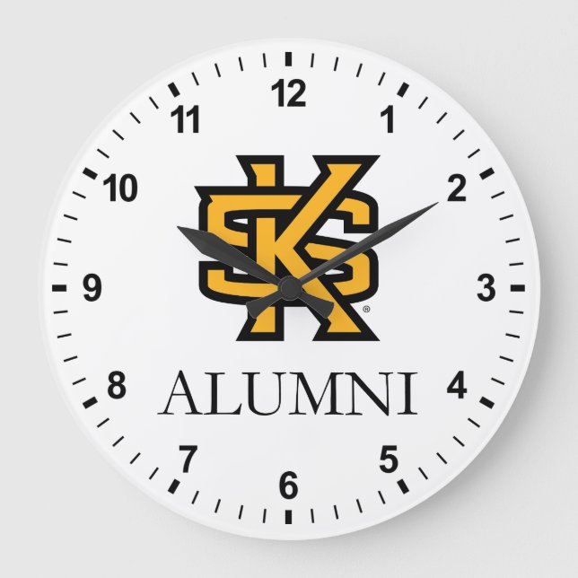 Kennesaw State University Alumni Large Clock (Front)
