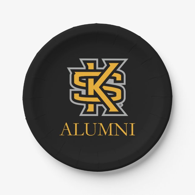 Kennesaw State University Alumni Paper Plates (Front)